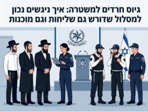 גיוס חרדים למשטרה: איך ניגשים נכון למסלול שדורש גם שליחות וגם מוכנות